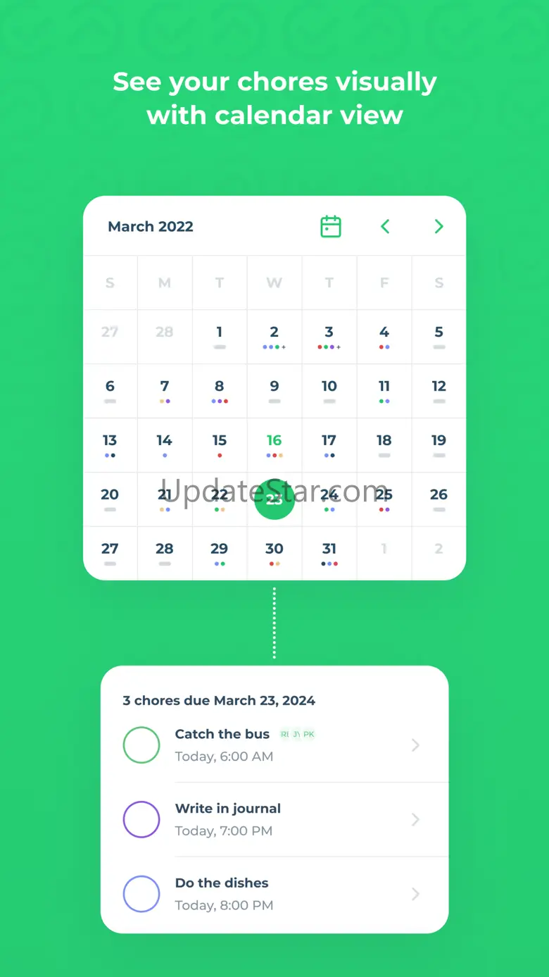 Chores Tracker Chart - Chap 2.6.4