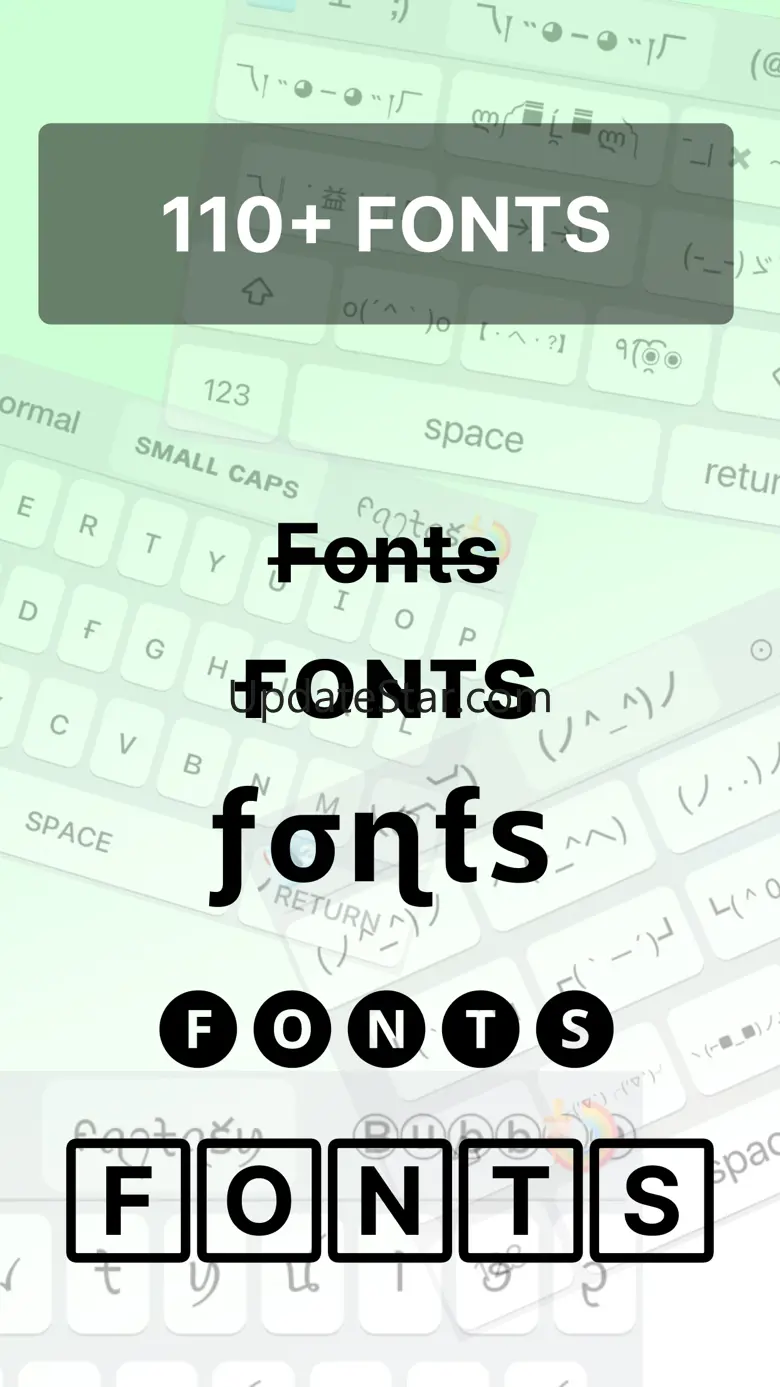 Fonts for iPhones & Keyboard + 6.2