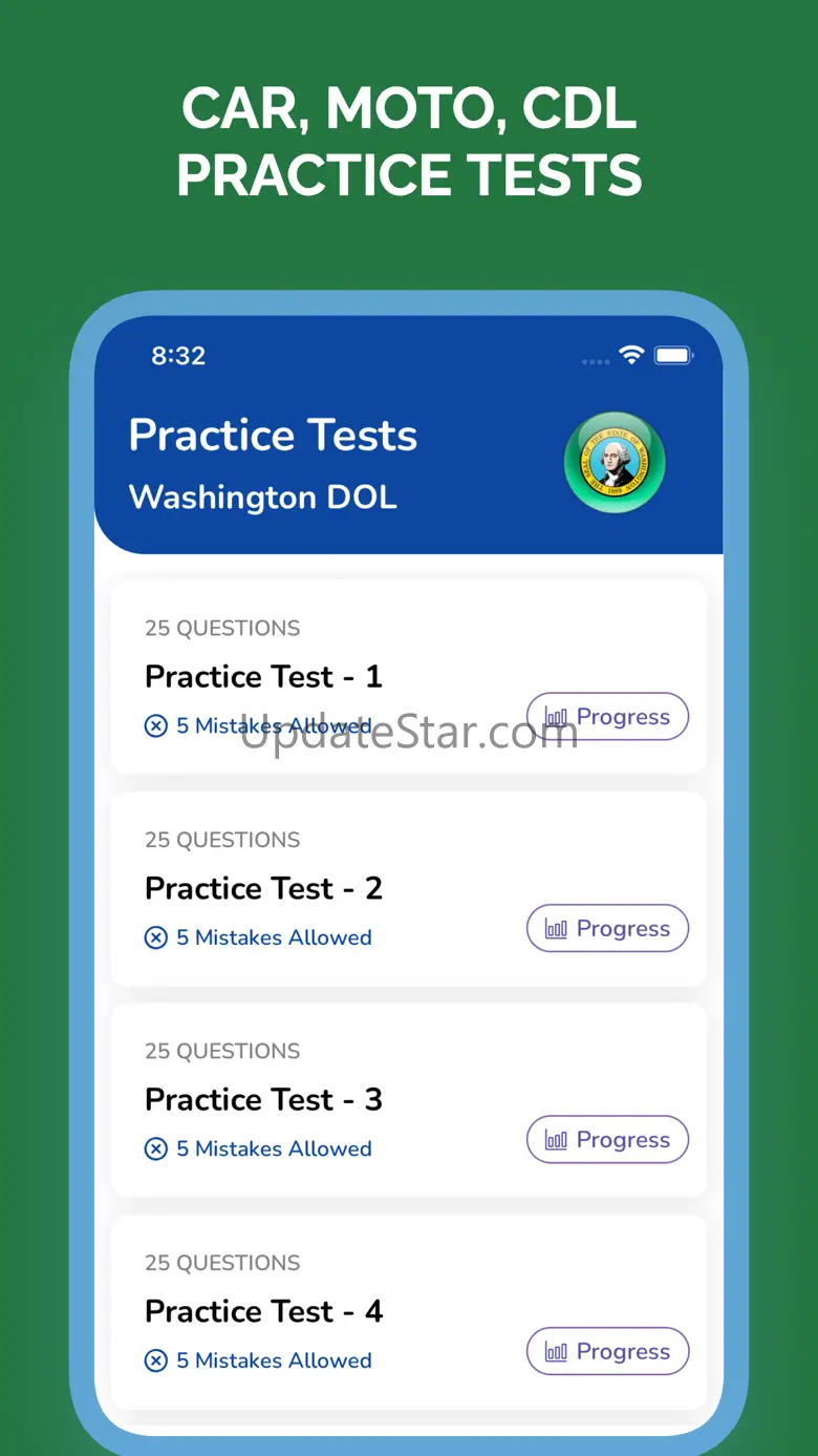 Washington DMV Permit Test 3.2