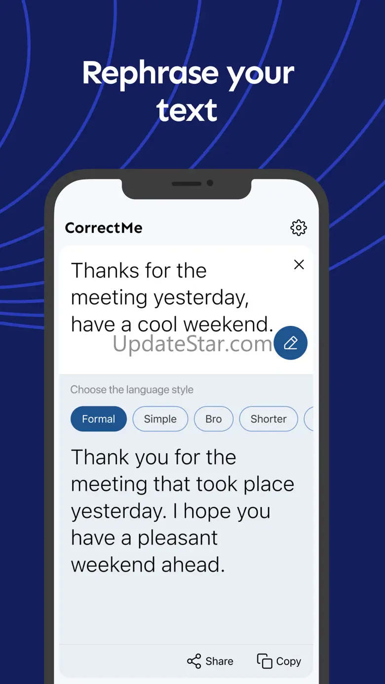Correct me: AI writing helper 2.5