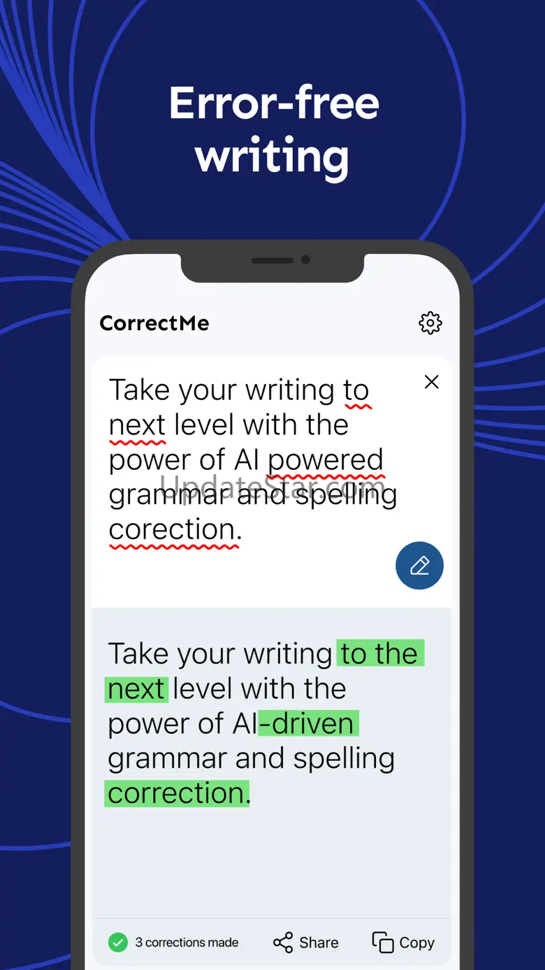 Correct me: AI writing helper 2.5