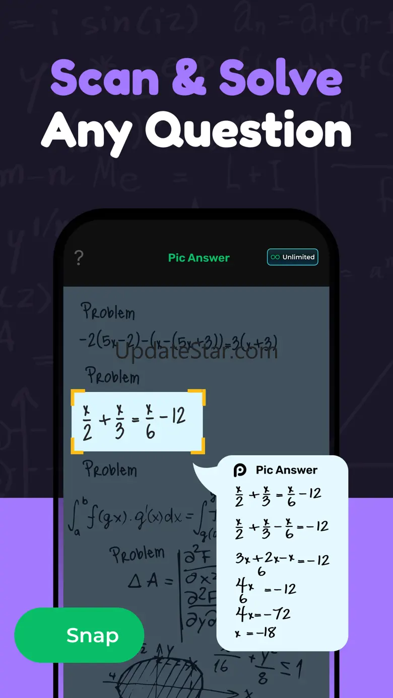 Pic Answer－Math AI, Photo Help 1.18