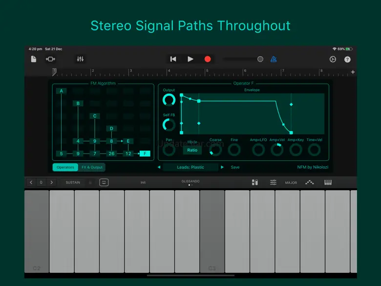 NFM – AUv3: FM Synth 1.2.1