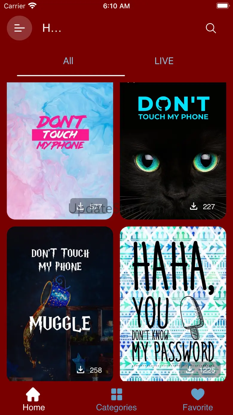 DON'T Touch Phone Wallpapers 3.3