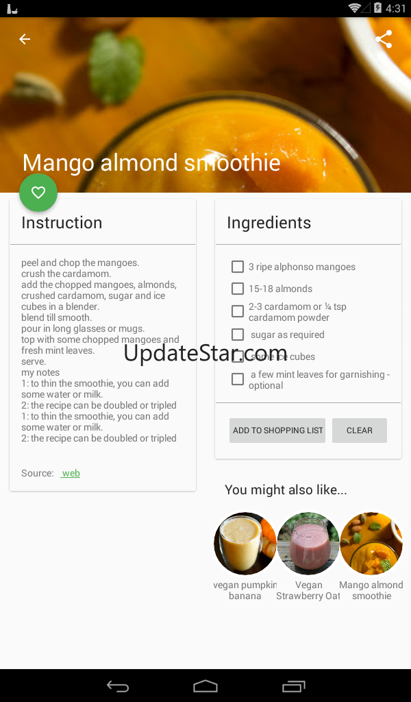 Vegan Recipes - Free Vegan Foo 3.2.2