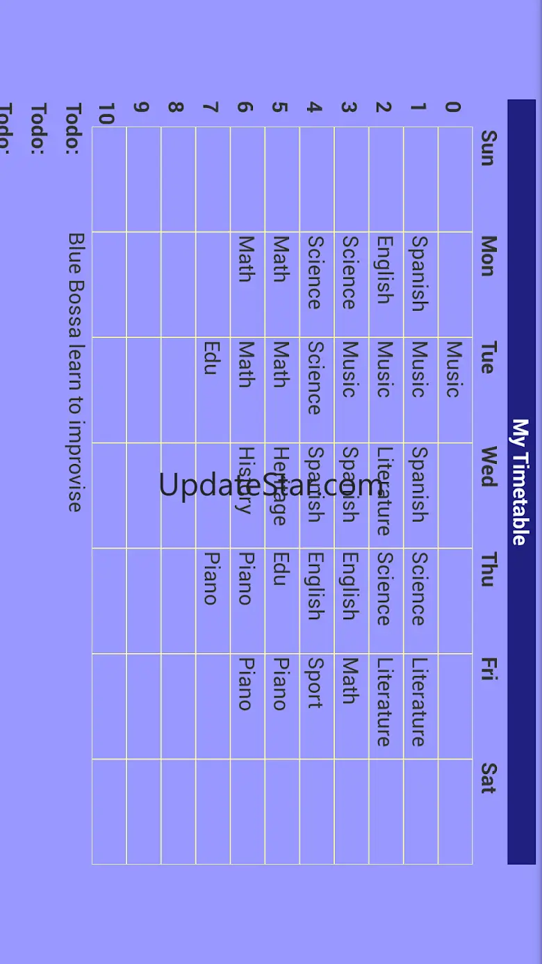 School Timetable