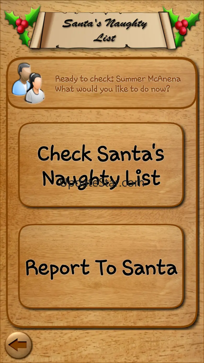 Santa's Naughty List App 2.5