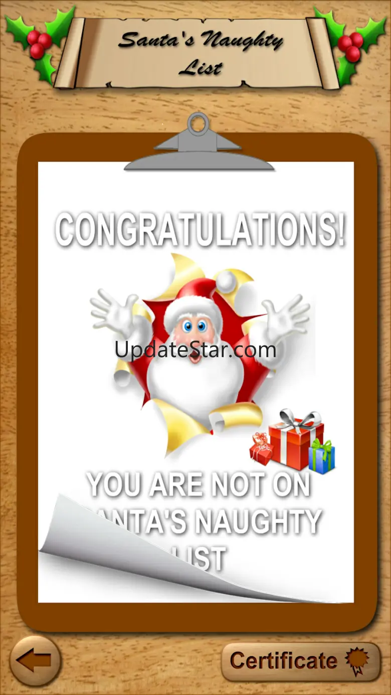 Santa's Naughty List App 2.5