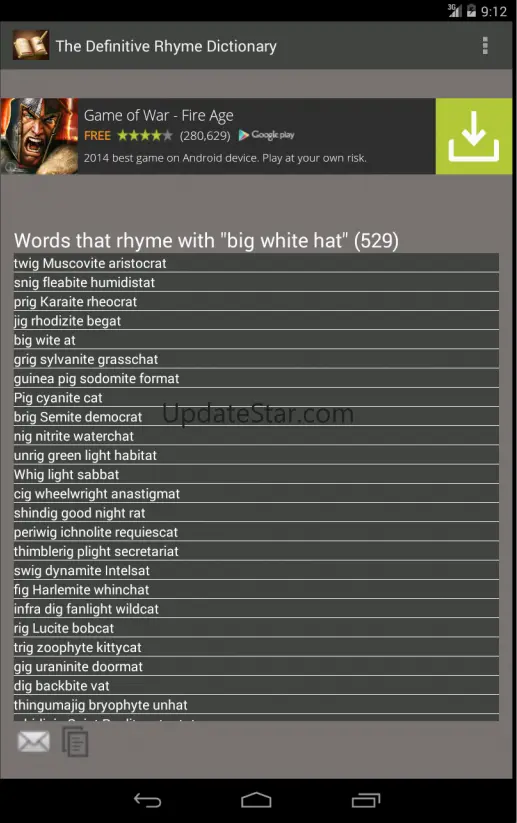 The Rhyme Dictionary 7.0