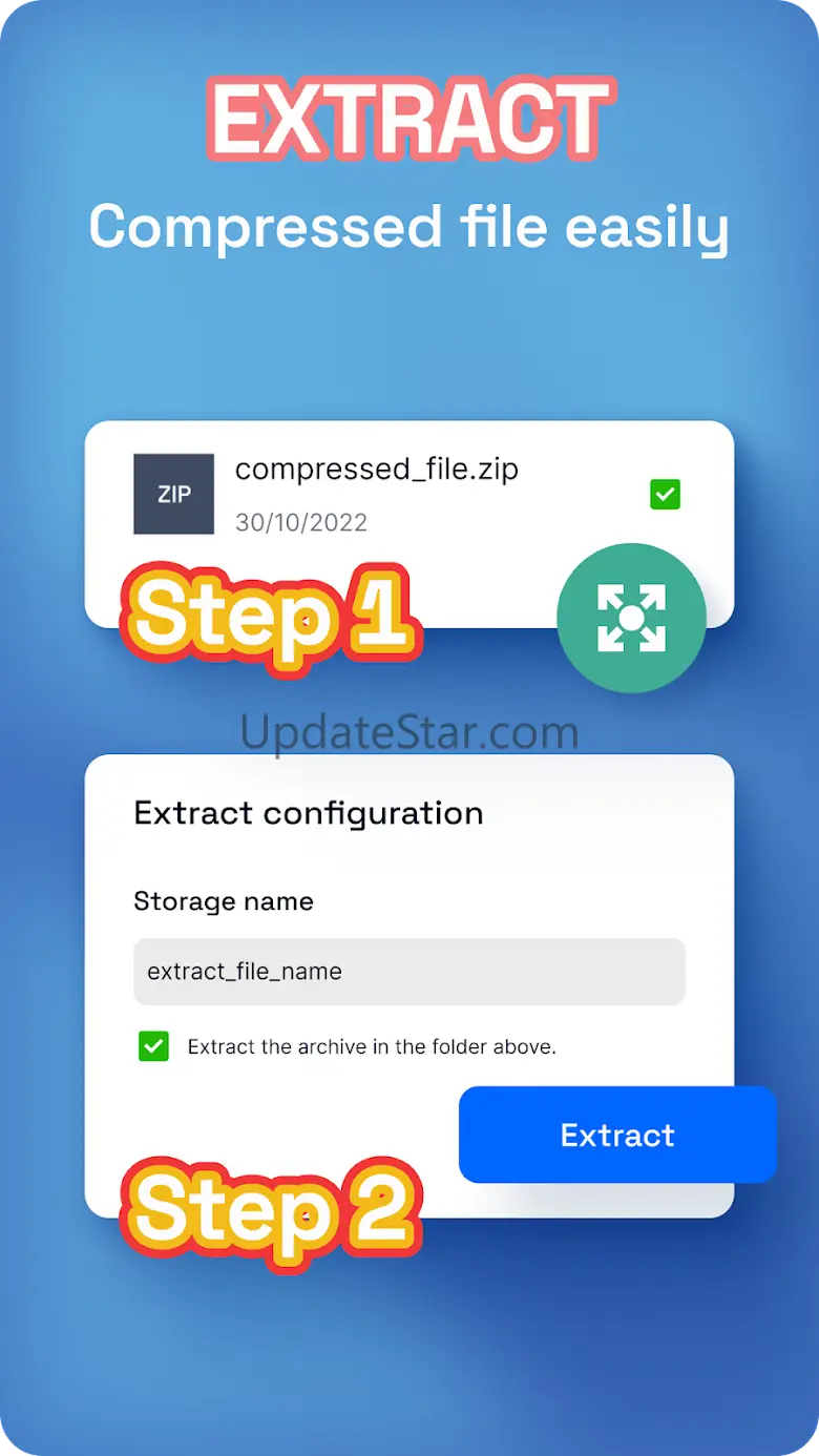 ZIP, RAR: File Compressor 1.2.1