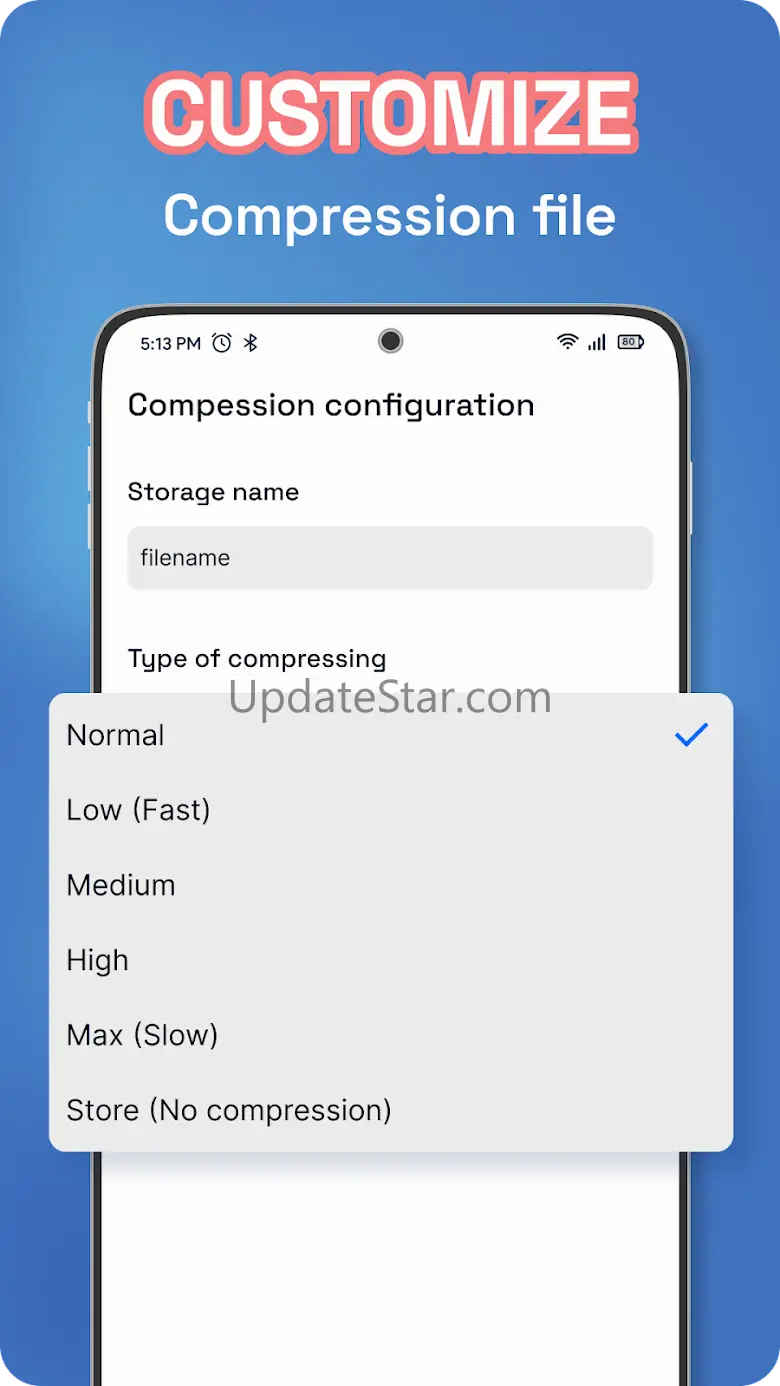 ZIP, RAR: File Compressor 1.2.1