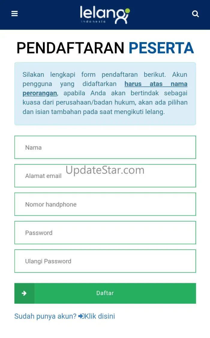 Lelang Indonesia 1.8