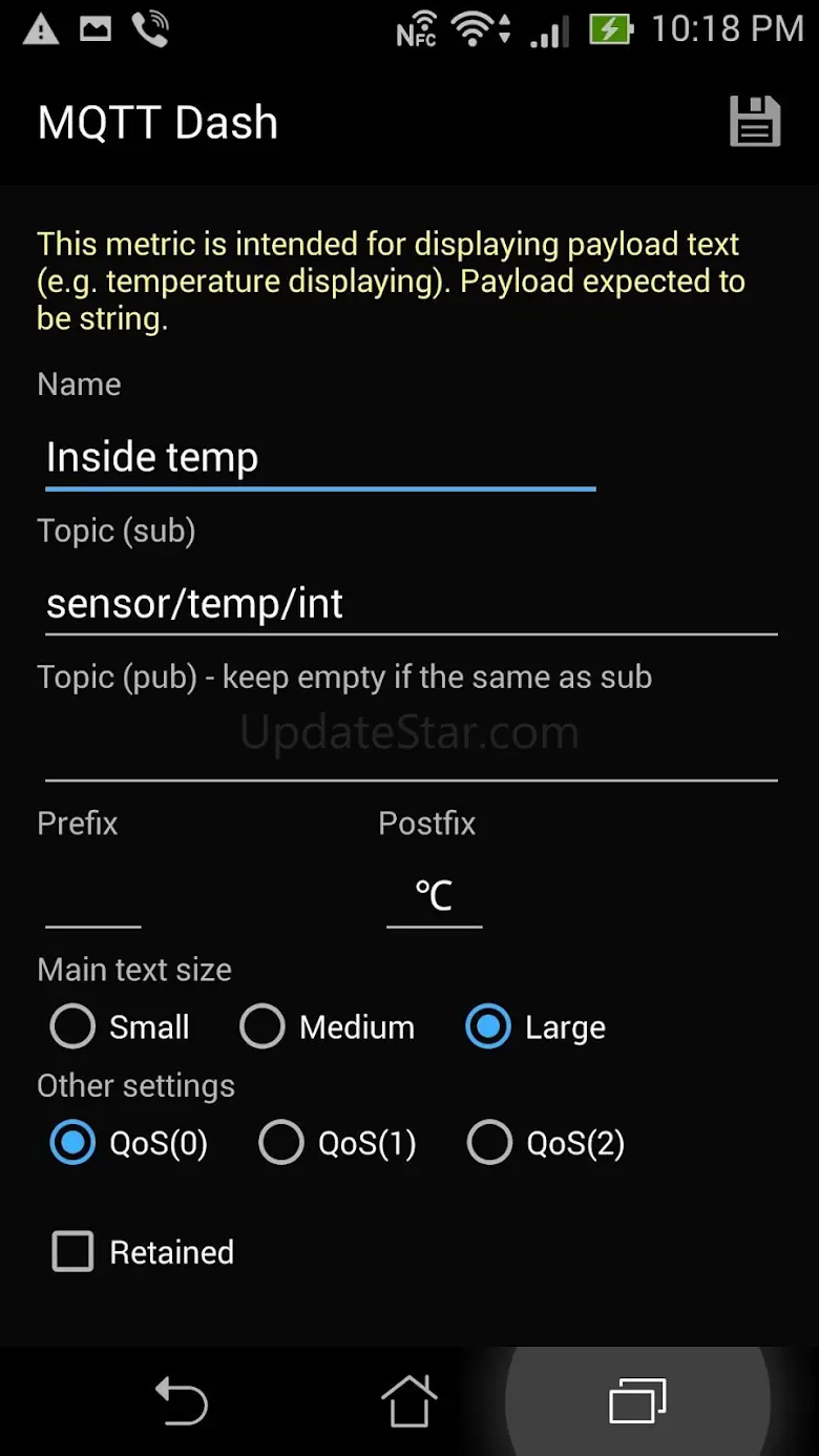 MQTT Dash (IoT, Smart Home) 4.4