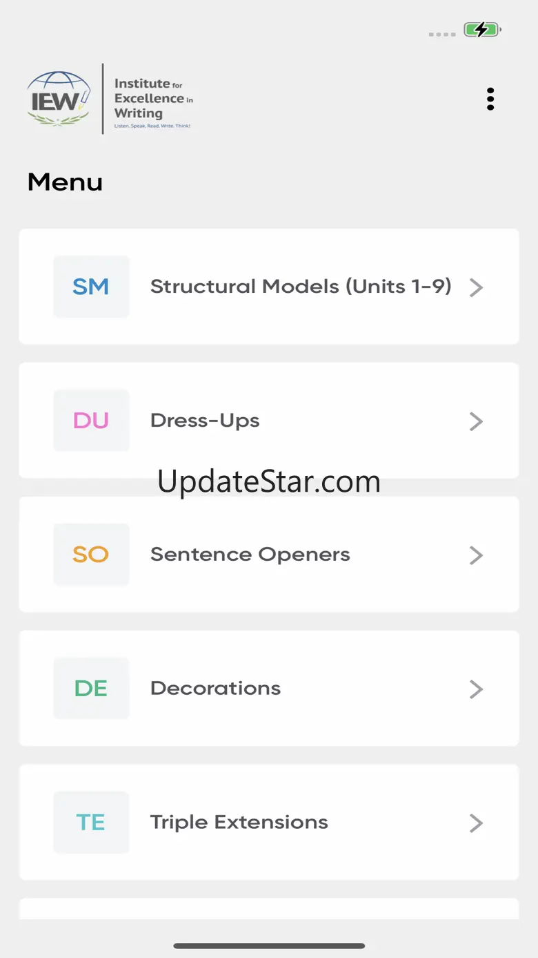 IEW Writing Tools Lite 1.7