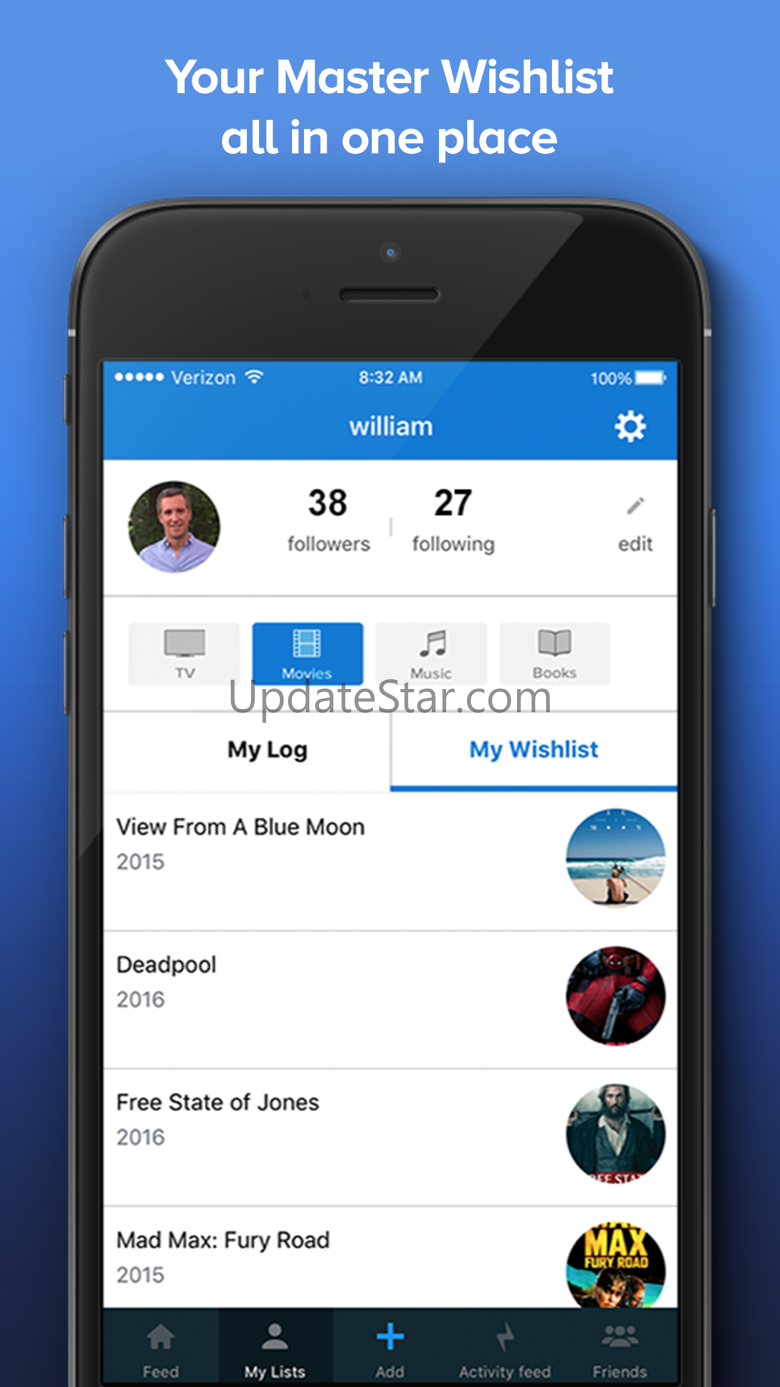 TopList-movies,TV,music,books 2.22