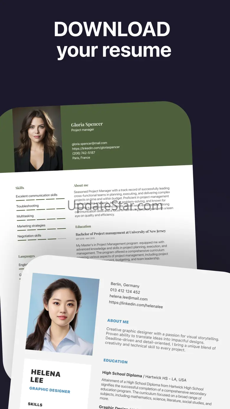 Resume - Job CV Builder #1 1.0