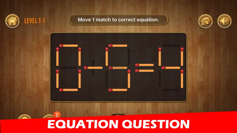 Matchstick Puzzle Classic 2.8