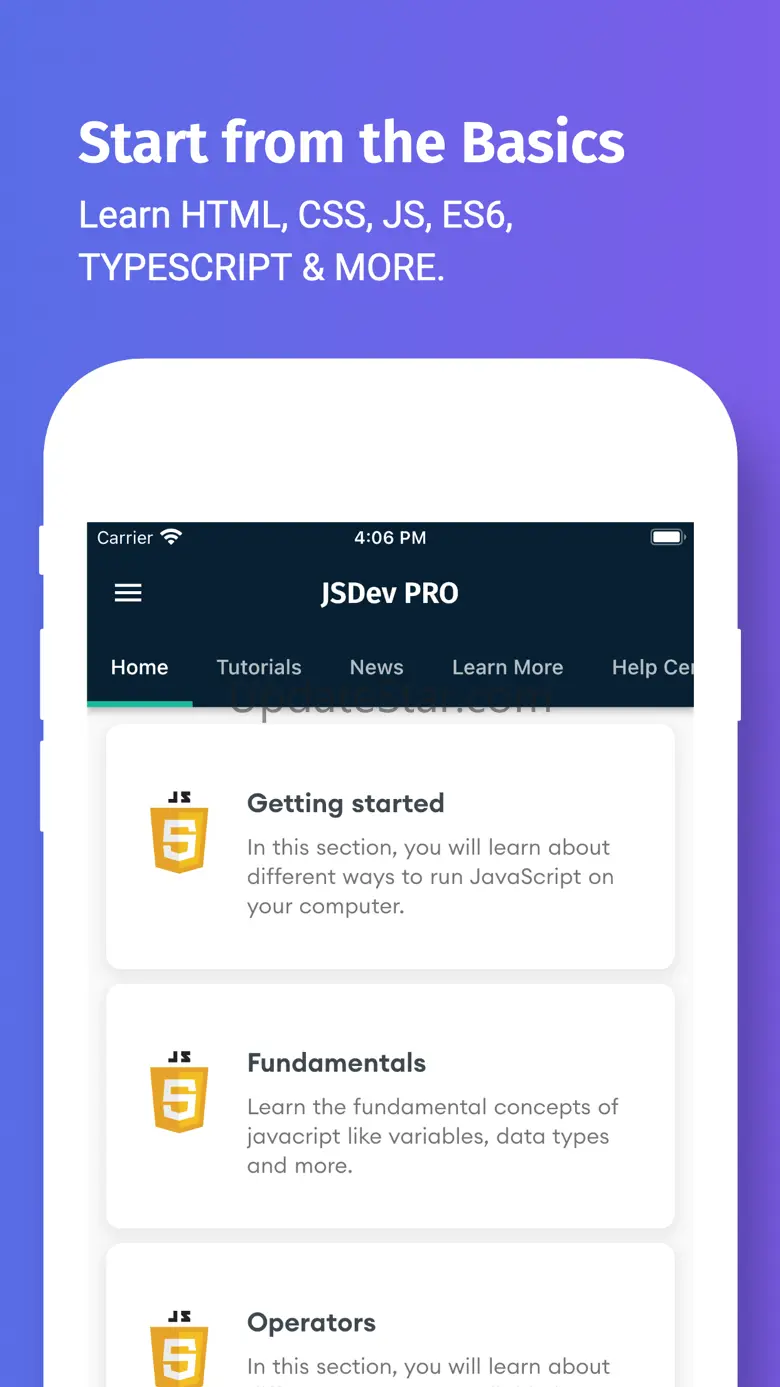 Learn JavaScript Development 1.8.1