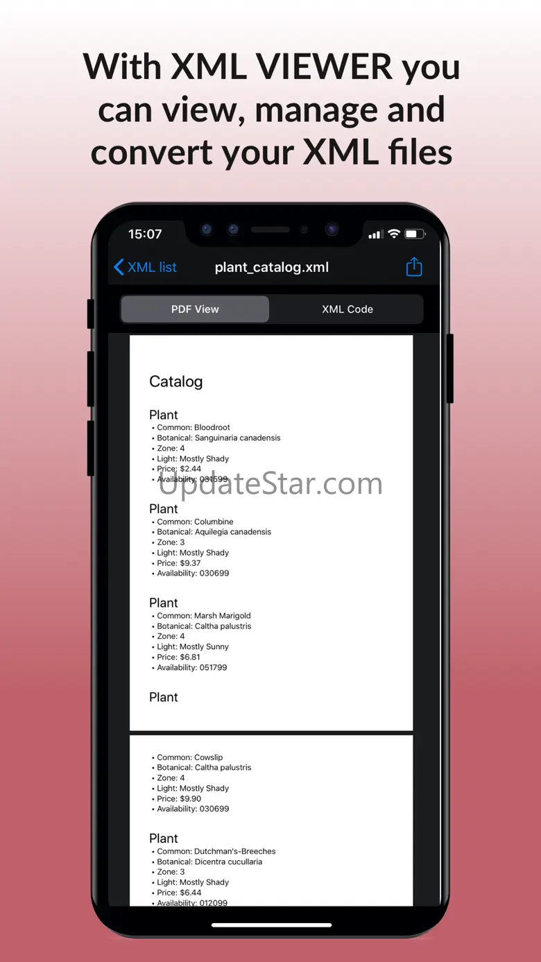 XML Viewer & converter to PDF 1.0.1