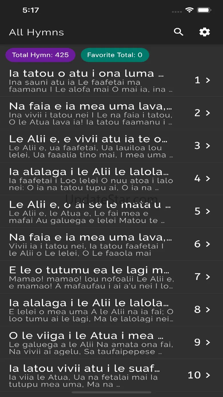 Samoan Hymn 1.0.1