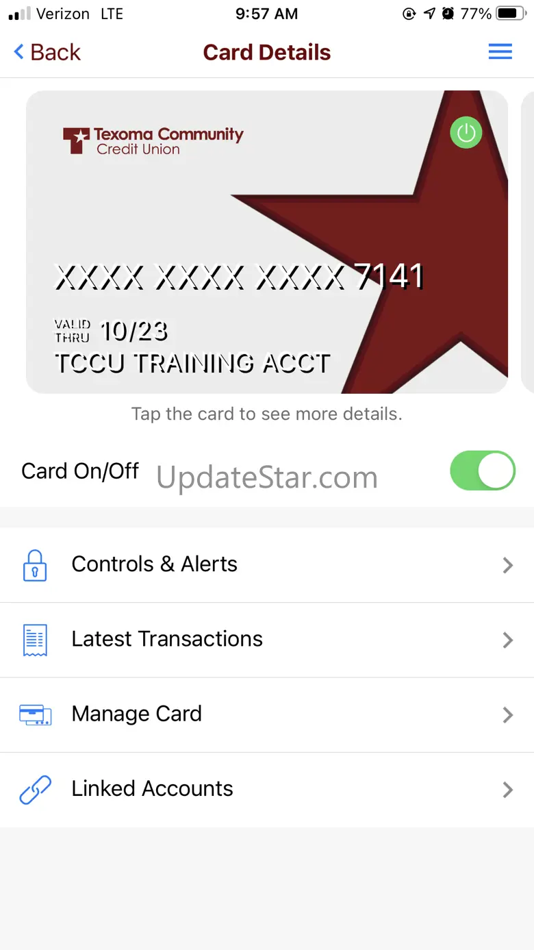 TCCU Card Control 3.11.4