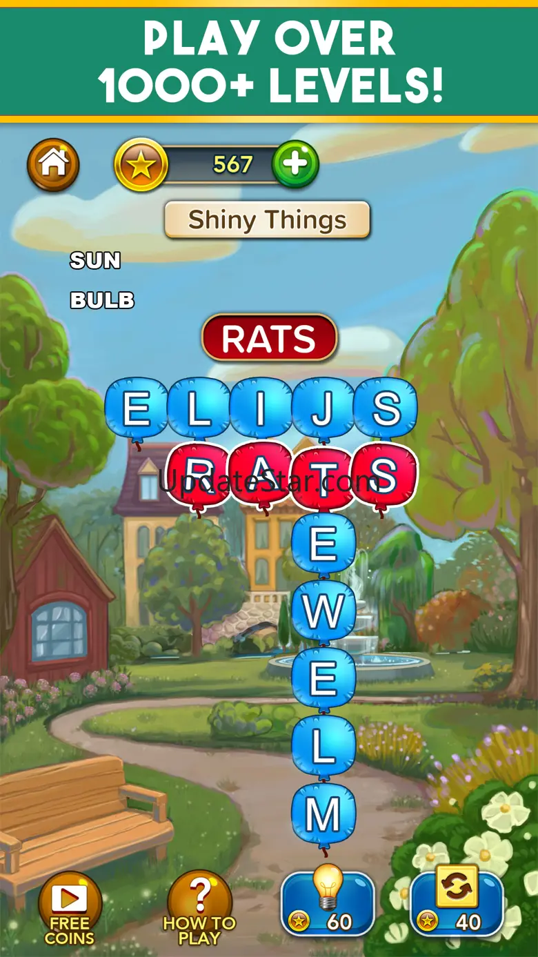 Word Balloons Word Search Game 1.107