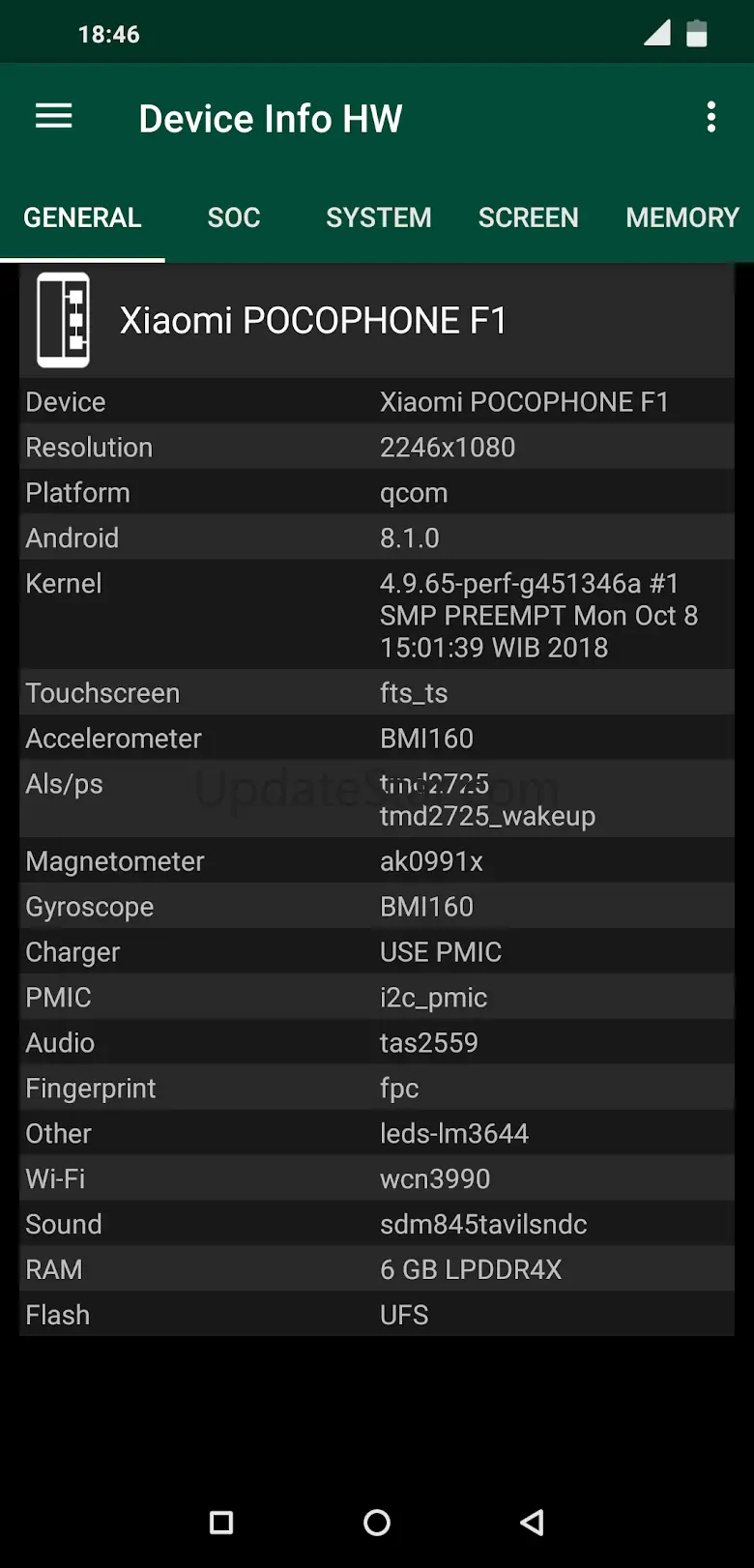 Device Info HW 5.21.0