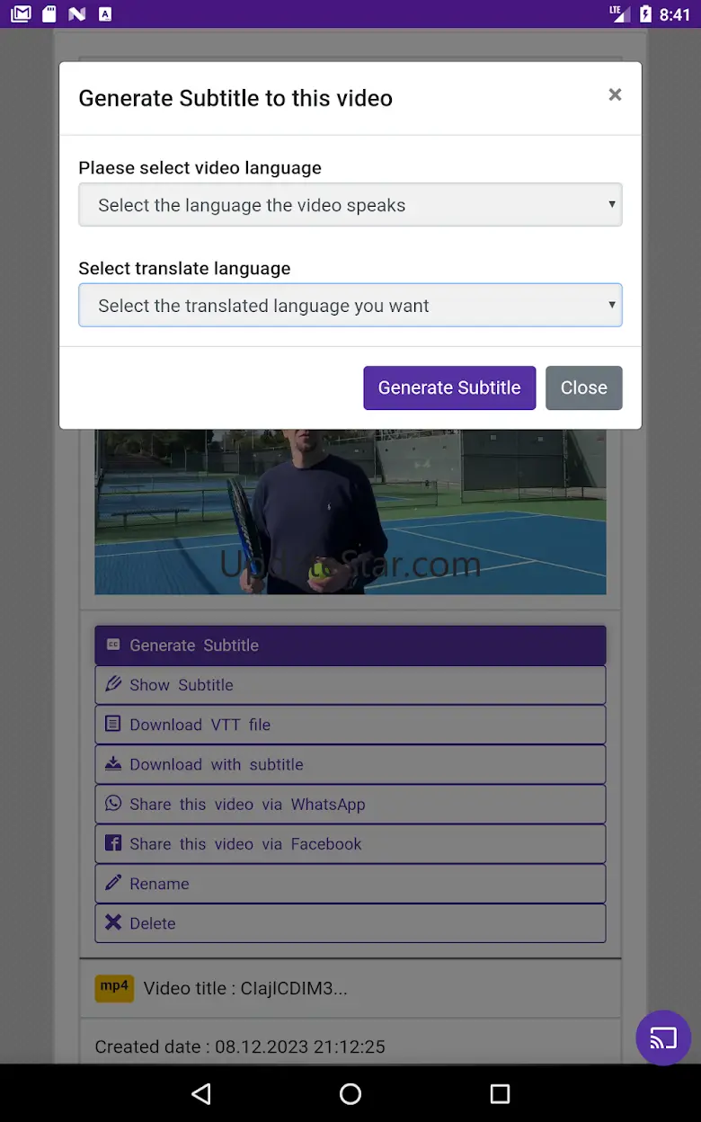 Video Subtitle Generator 296.0