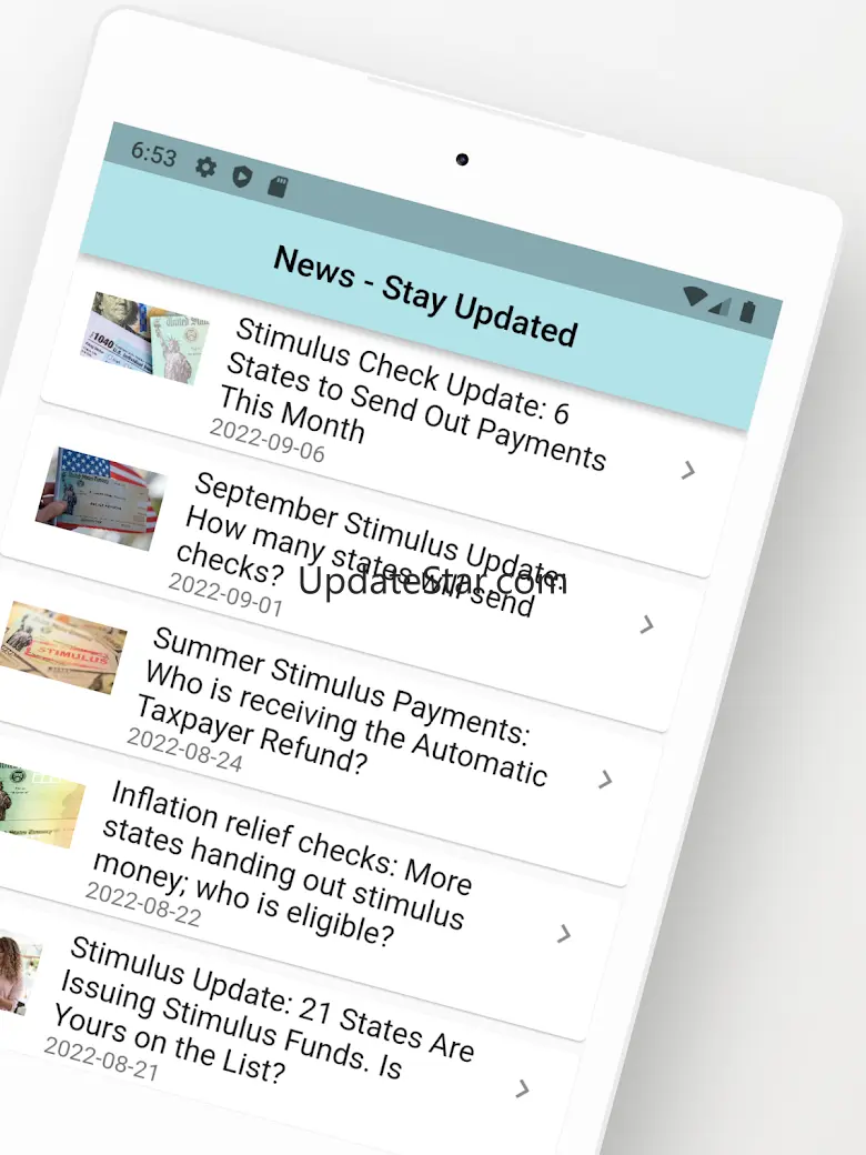 Stimulus Check And Gas Info 1.0.7