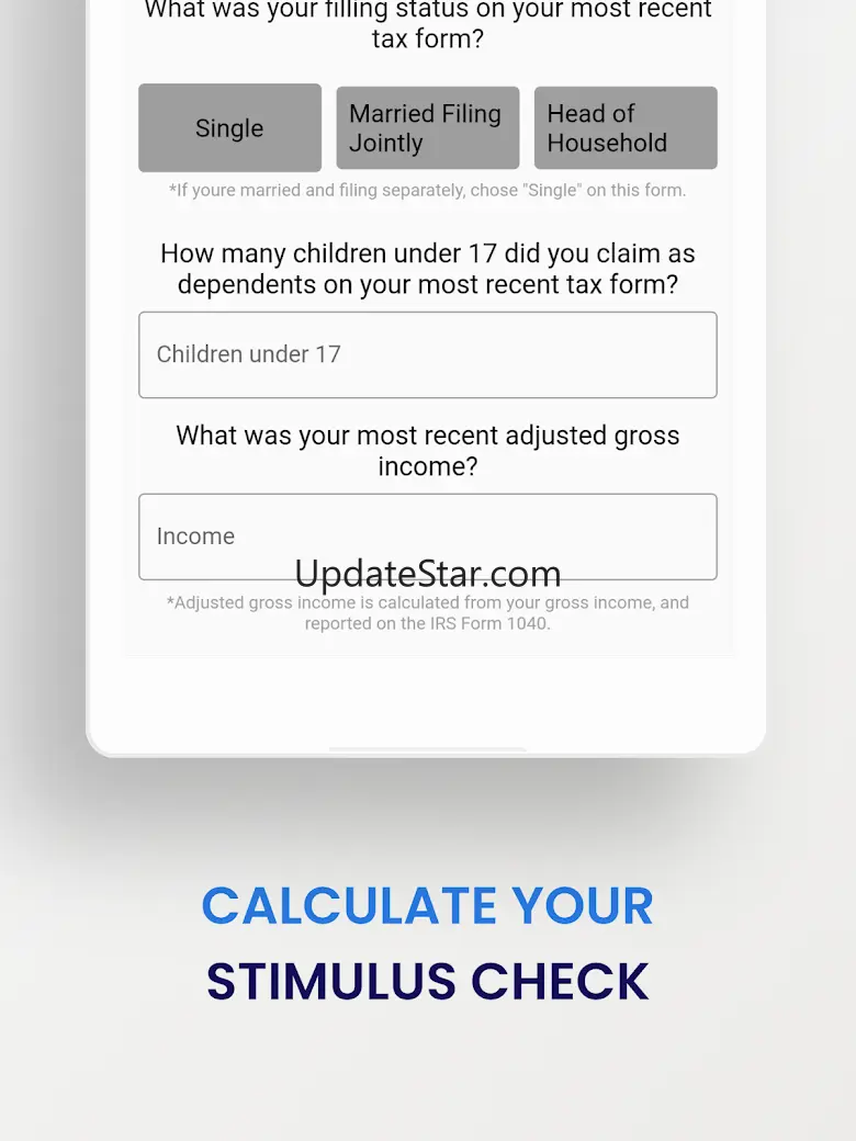 Stimulus Check And Gas Info 1.0.7