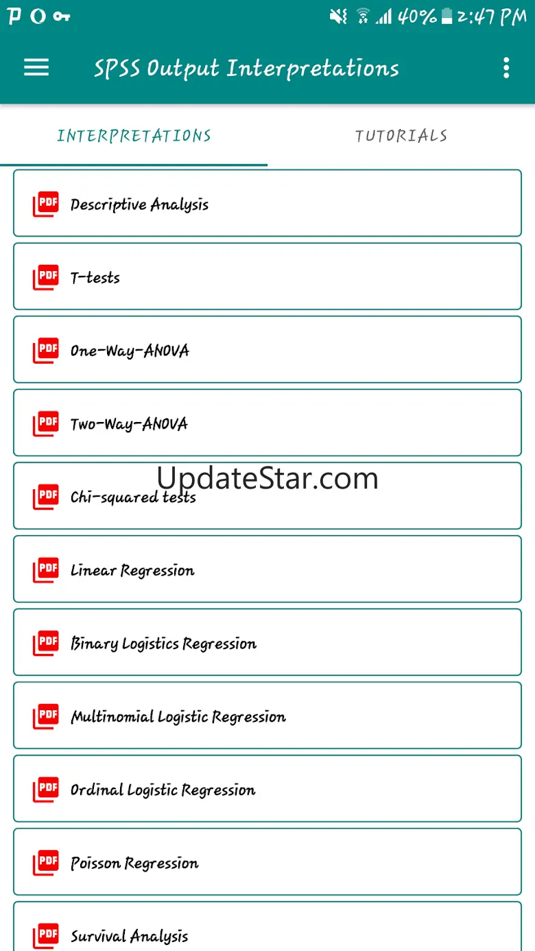 SPSS Output Interpretations 4.3.1