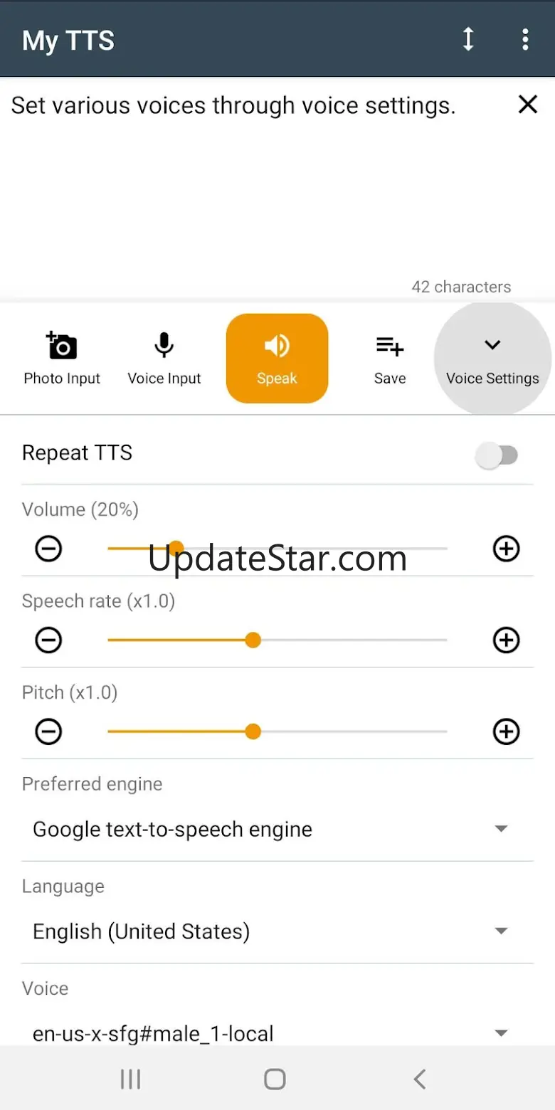 My TTS: Text-to-Speech 1.5.0