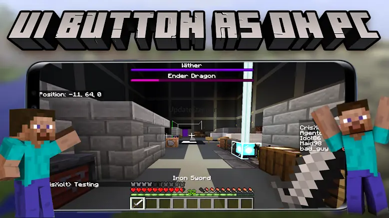 Java Edition & Pc Gui Mod MCPE 3.0