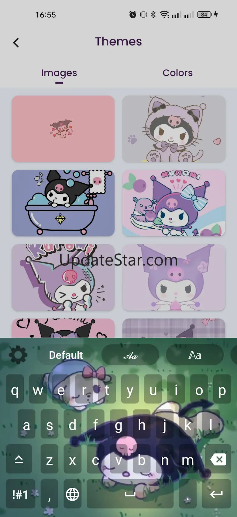 Kuromi Keyboard Theme 1.1