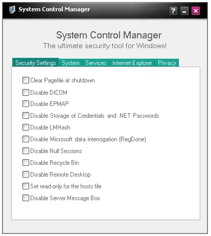 System Control Manager 172.0