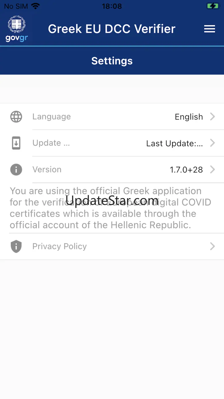 Covid Free GR 2.0.0