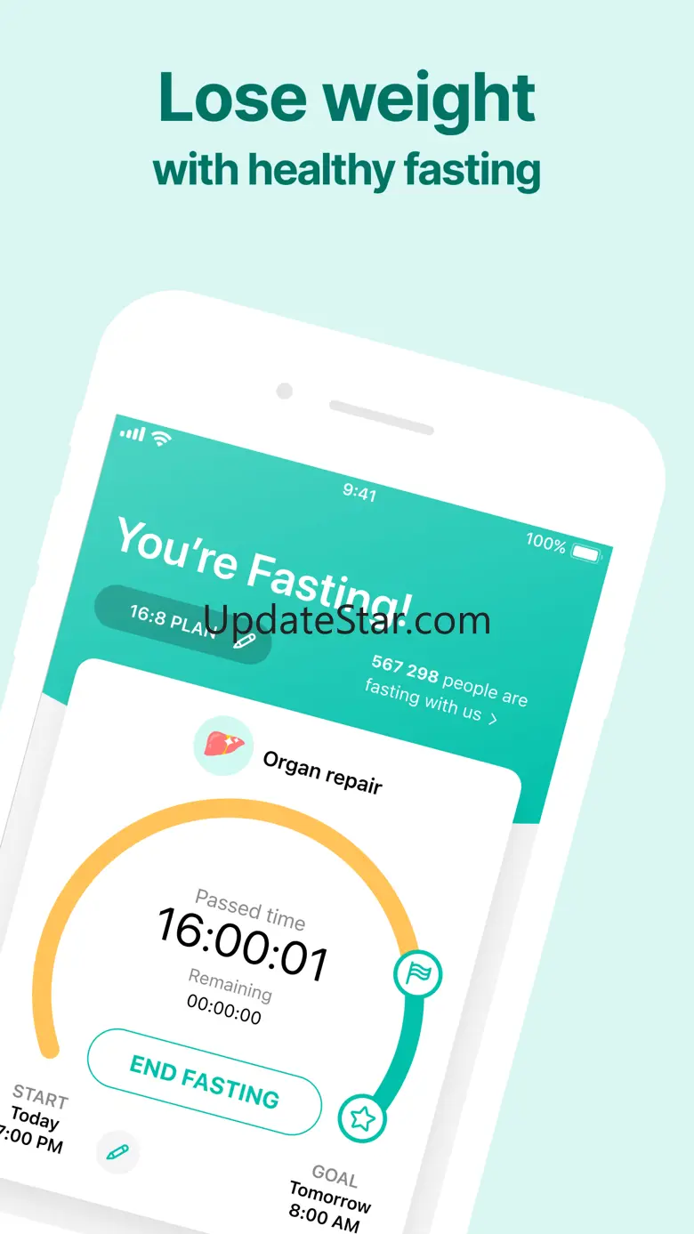 Organic Meals: Fasting Tracker 3.4.21