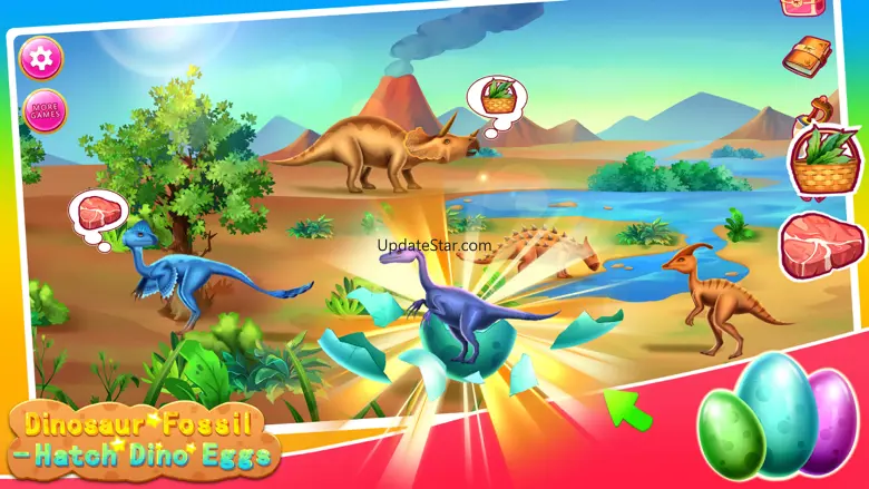 Dinosaur Fossil Hatch Dino Egg 1.5