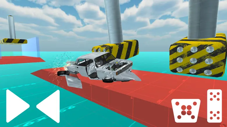 Beam Drive Car Crash Accident 3