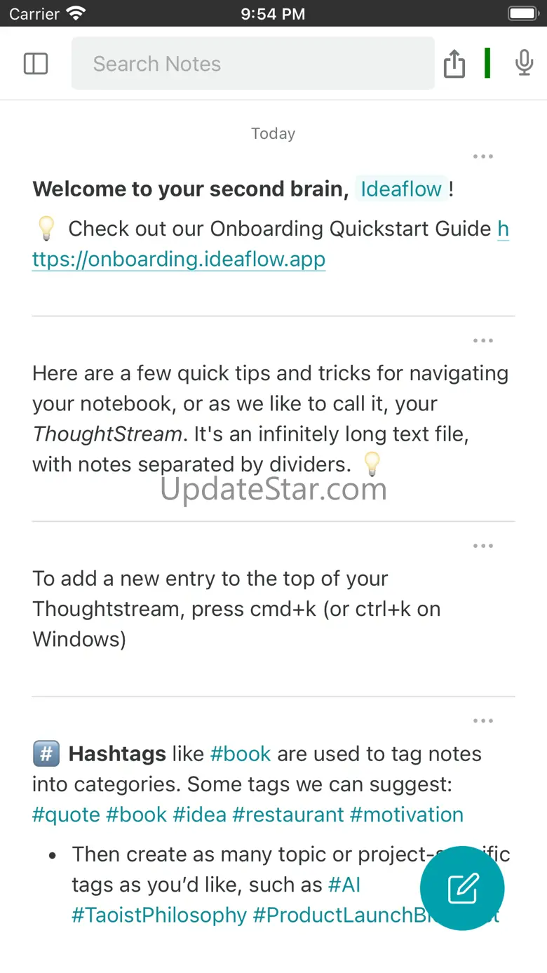 Ideaflow — Notes 0.11.100