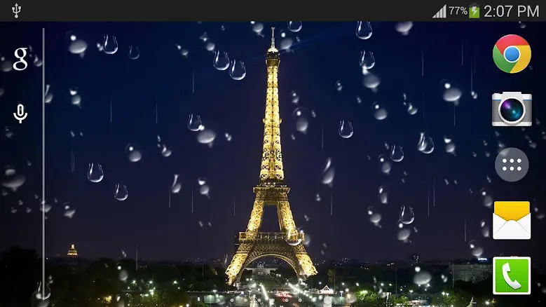 Rainy Paris Live Wallpaper PRO 1.0.7