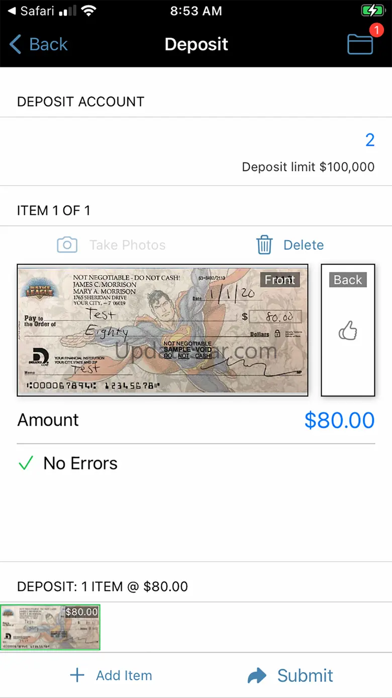 DeposZip Mobile 9.2