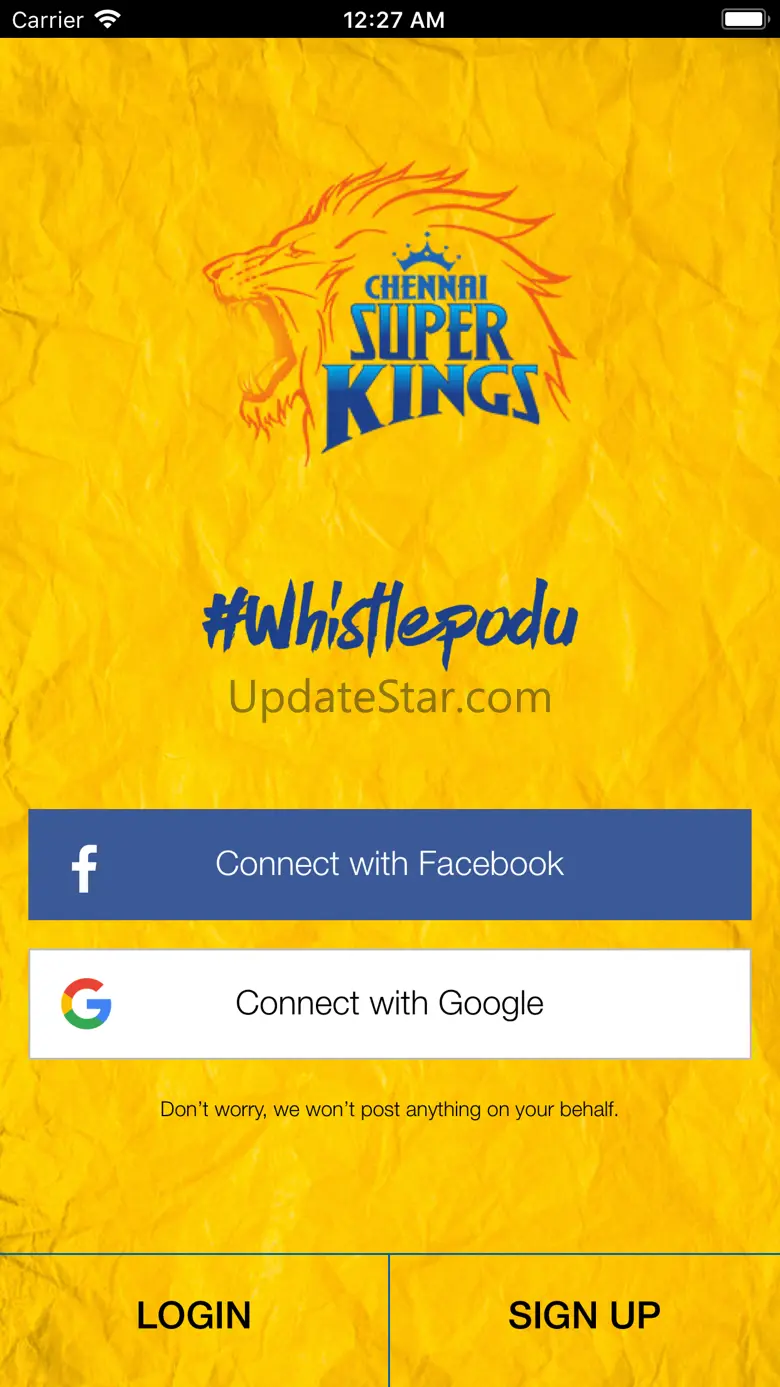 CHENNAI SUPER KINGS. 3.0.5