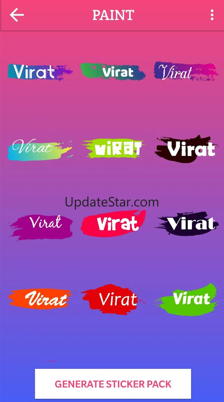 Name Sticker Maker -  Chat Sti 1.0.4