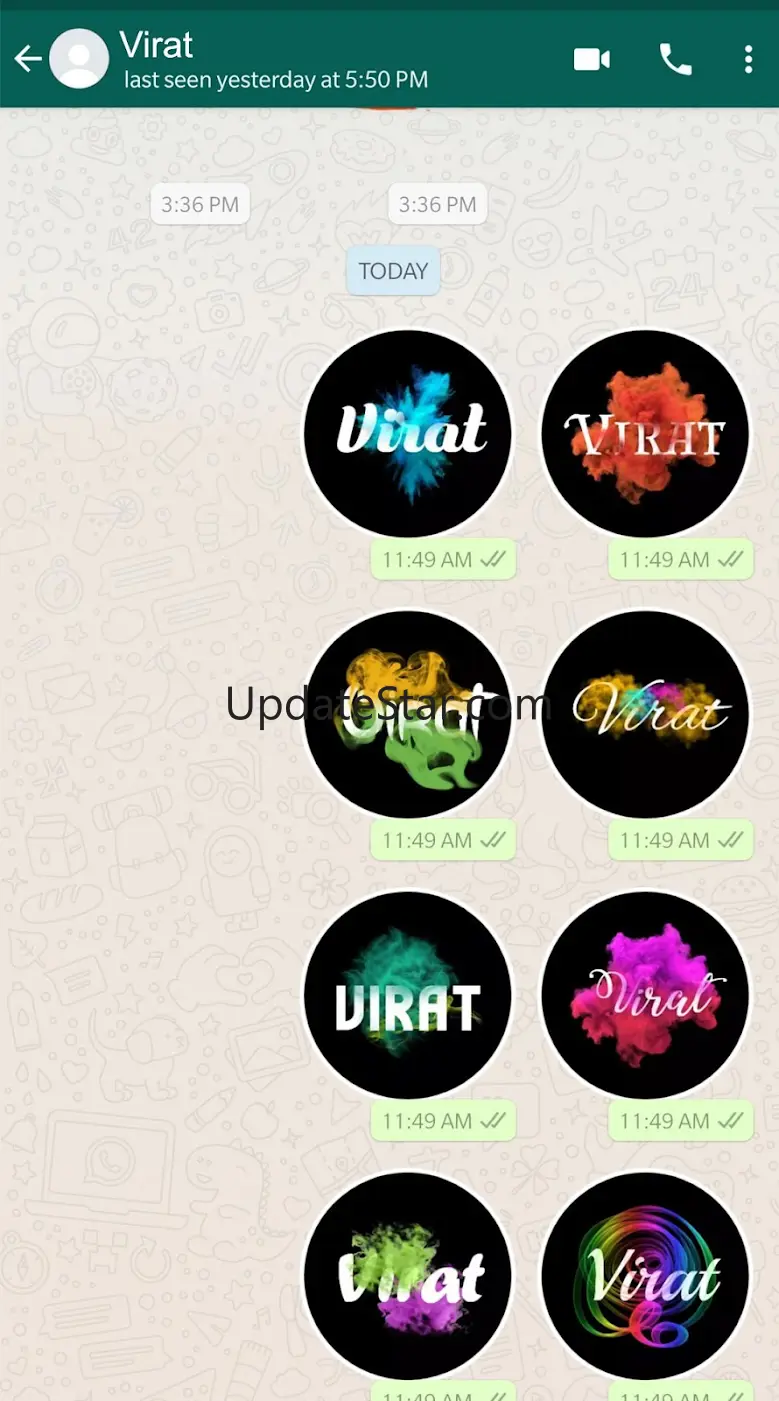 Name Sticker Maker -  Chat Sti 1.0.4