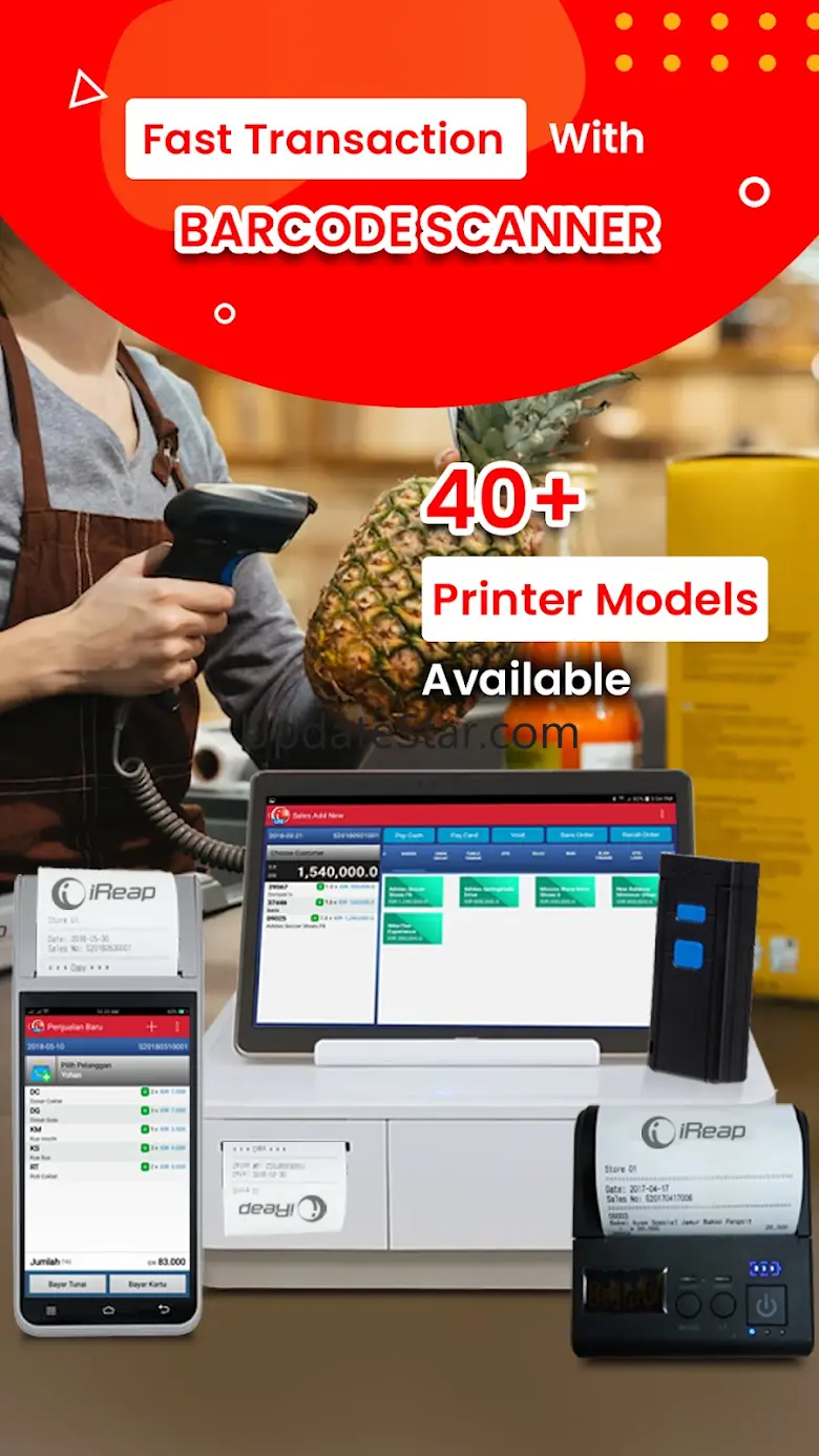 Cashier & Stock IREAP POS LITE 3.17