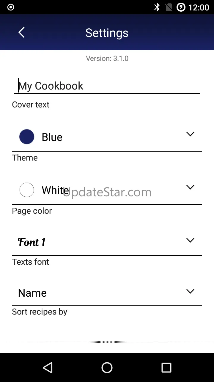 My Cookbook 3.6.2