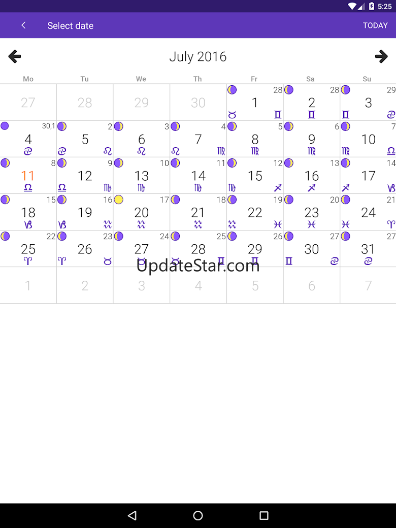 Lunar Calendar 2022 Daily Moon 2.1.3