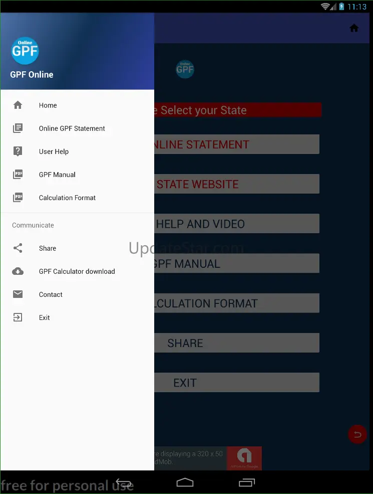 GPF Online Statement 2.3