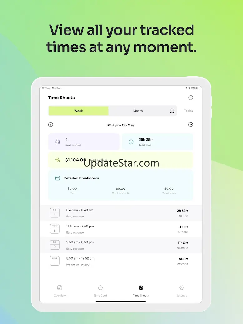 Time Clock: Easy Tracker 3.3.1369